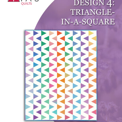 Riley Blake Triangle-In-A-Square Quilt 4 - Downloadable PDF