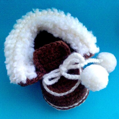 Winter Baby Moccasins