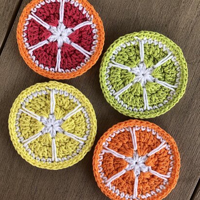 Summer Citrus Coasters