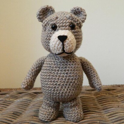 Ted Thunder Buddy teddy bear plush crochet amigurumi