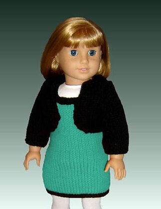 Knitting Pattern, Doll Clothes, Fits American Girl Doll,18 inch dolls. PDF, 017