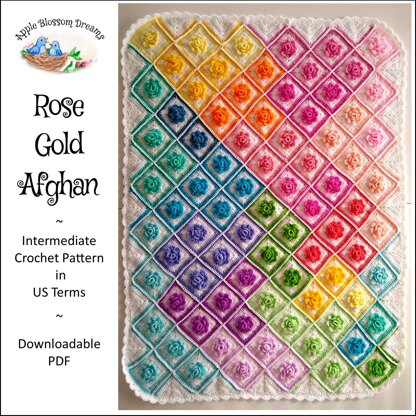 Rose Gold Afghan