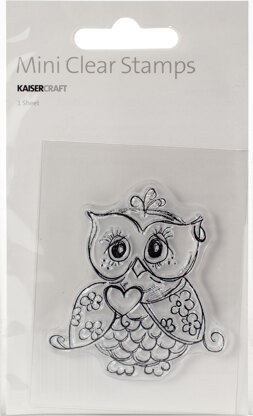 Kaisercraft Mini Clear Stamps 2.25"X3" - Owl