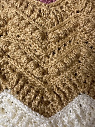 Textured chevron blanket