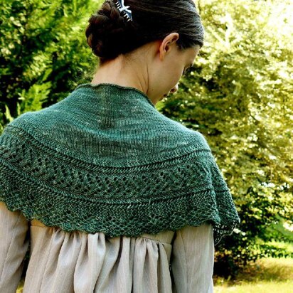 Lizzie Bennet's Shawlette - knitting pattern
