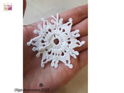 Crochet snowflake 22