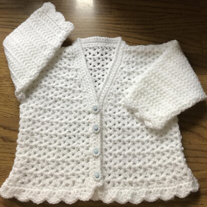 DK Crochet Pattern For Baby/Child Cardigan For Birth to 6 years (1013)