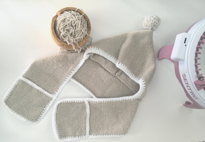 Kids Scarf with Hood for Sentro or Addi