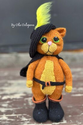 Puss in Boots knitting pattern