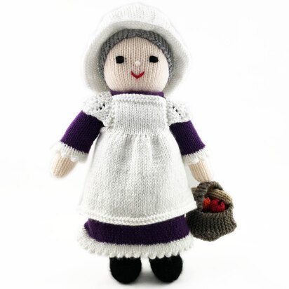 Betty knitted doll pattern 19069