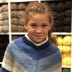 Girls Poncho in Plymouth Yarn Hot Cakes - F829 - Downloadable PDF