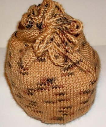 Knitted Drawstring Bag