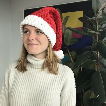 Eco Ribbon Santa Hat