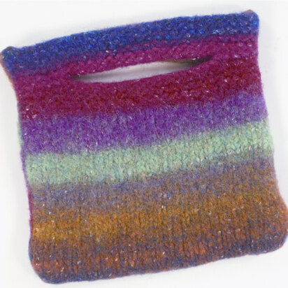 Felted Purse in Plymouth Boku - F184 - knitting pattern