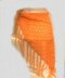 Orange Peel Pareo Wraparound Skirt