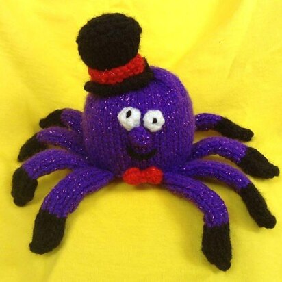 Sid the Halloween Spider - knitting pattern