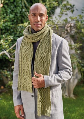 Gable Scarf in Rowan Denim Revive - ZB296-00016-DE - Downloadable PDF