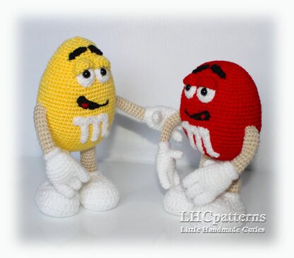 Crochet Candy Pattern, Crochet M and M Pattern