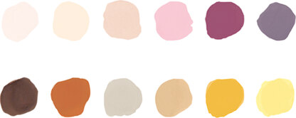 Tonic Studios Nuvo Watercolor Pencils 12/Pkg - Hair & Skin Tones