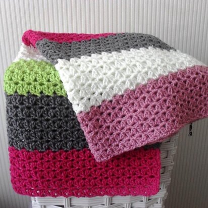 Candy baby blanket