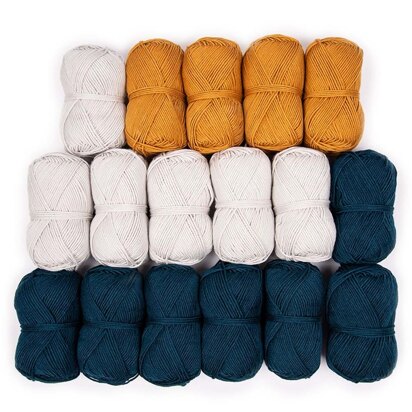 Debbie Bliss Baby Cashmerino Bhooked Large Poncho 17 Ball Colour Pack