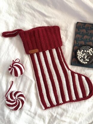 Swirly Christmas Stocking