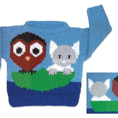 Owl and the Pussycat Sweater to Knit