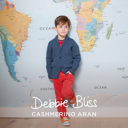 "Milo Cardigan" - Cardigan Knitting Pattern For Boys in Debbie Bliss Cashmerino Aran - DBS071