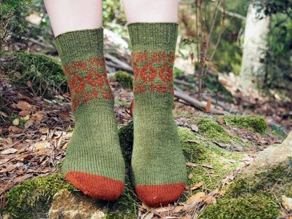 Crimson Forest Socks