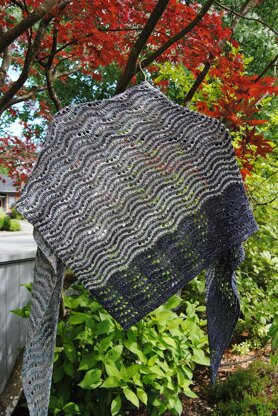 Deep Bay Shawl