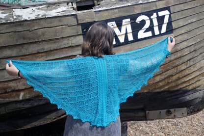 Salmon Net Shawl