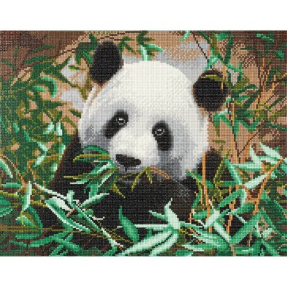 Crystal Art Hungry Panda, 40x50cm Diamond Painting Kit
