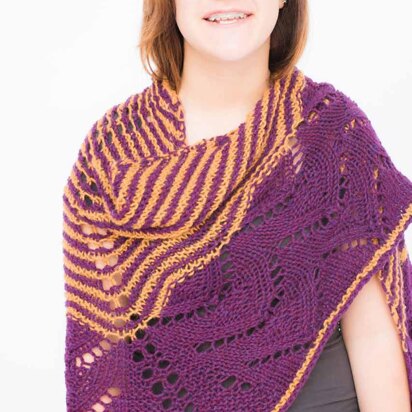 Royal Arches Shawl in Juniper Moon Farm Herriot - Downloadable PDF