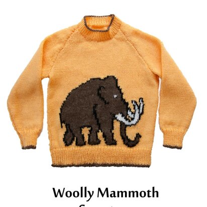 Woolly Mammoth Dinosaur Sweater