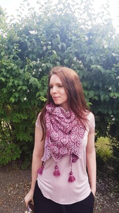 Josie's garden shawl