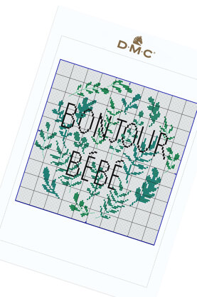 Bonjour Bebe in DMC - PAT0707 - Downloadable PDF