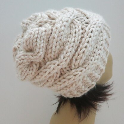 The Cayden Hat - Gorgeous Puffy Cables