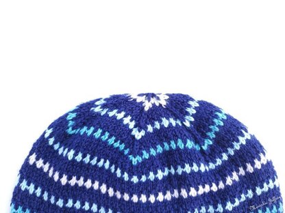 Dotted Stripes Beanie