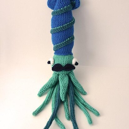 Squid Crochet Pattern, Squid Amigurumi