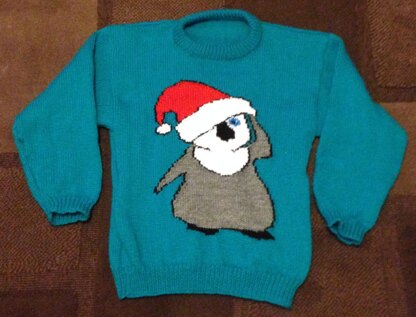 Christmas Penguin Front & Back Jumper #8