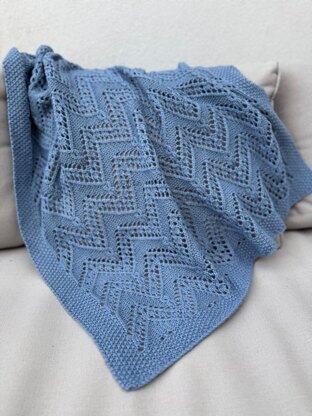 Chevron Cuddle Baby Blanket