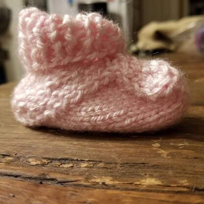 Baby Heart Booties