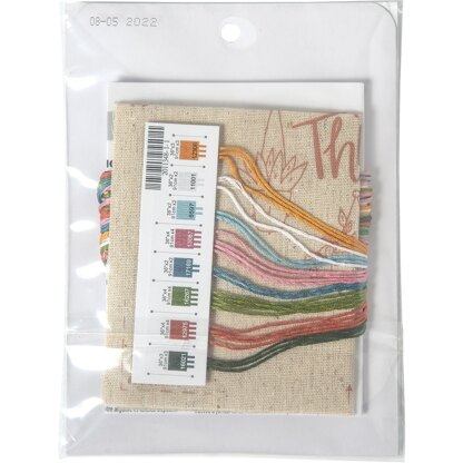 Dimensions Cross Stitch Kit: Hang in There - 12.7 x 17.7 cm