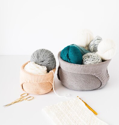 Adley Project Bag + Yarn Basket
