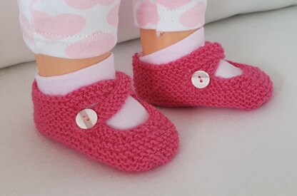 Lea - 4ply baby shoes