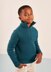 Mini Blue Sweater in Rowan Alpaca Soft DK - Downloadable PDF