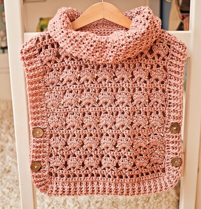 Rose Poncho - Pullover