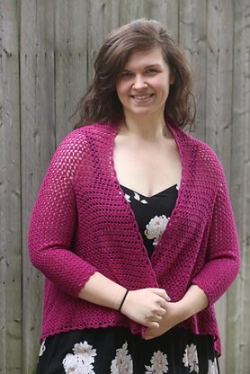 C604-Cascading Waterfall Cardigan