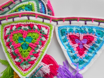 Mandala Inspired Candy Bunting