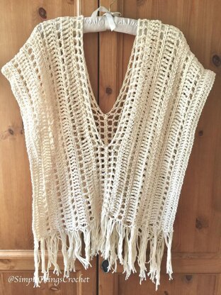 Ecru Summer Poncho